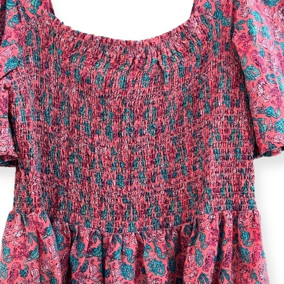 SIMPLY SOUTHERN Shirred Smocked Seahorse Top Size XL NEW - Picture 4 of 8